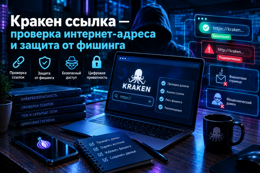 Кракен ссылка — проверка интернет-адреса и защита от фишинга